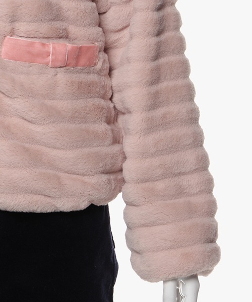 ケイトスペード　ガールズ フェイクファージャケット　140 kate spade new york kids（ケイトスペードニューヨーク）の