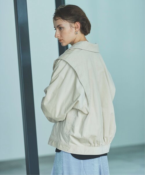 EMMA LIMBER（エマリンバー）の「Corduroy Military Jacket（ミリタリージャケット・レディース・カーキ/キナリ・FREE）」の10枚目の写真