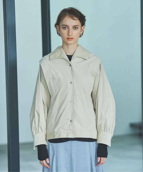 EMMA LIMBER（エマリンバー）の「Corduroy Military Jacket（ミリタリージャケット・レディース・カーキ/キナリ・FREE）」の15枚目の写真