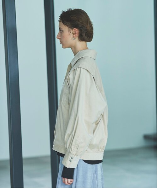 EMMA LIMBER（エマリンバー）の「Corduroy Military Jacket（ミリタリージャケット・レディース・カーキ/キナリ・FREE）」の16枚目の写真