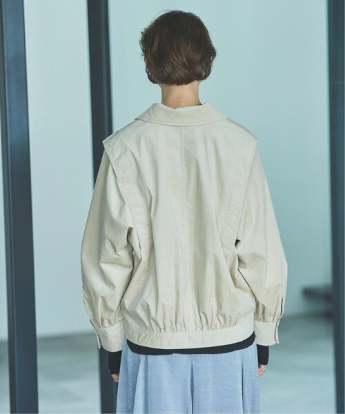 EMMA LIMBER（エマリンバー）の「Corduroy Military Jacket（ミリタリージャケット・レディース・カーキ/キナリ・FREE）」の17枚目の写真