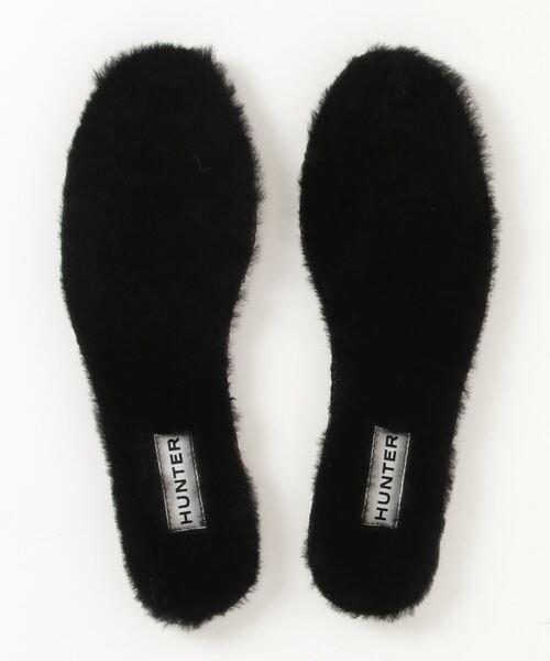 HUNTER（ハンター）の「HUNTER LUXURY SHEARLING INS ラグジュアリーシアリングインソール エコファー（インソール/シューズクッション・メンズ・ブラック/ナチュラル・22cm/23cm/24cm/26cm/27cm/28cm/25cm）」の4枚目の写真
