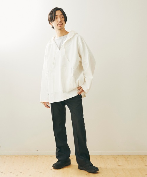 MexiPa(メキパ)の「【MEXIPA×JOURNAL STANDARD/メキパ】 別注 Salvage Denim Mexican Parka(ブルゾン・メンズ・ホワイト・MEDIUM)」の5枚目の写真