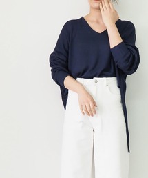 Riberry | Vネックニットプルオーバー(ニット/セーター)