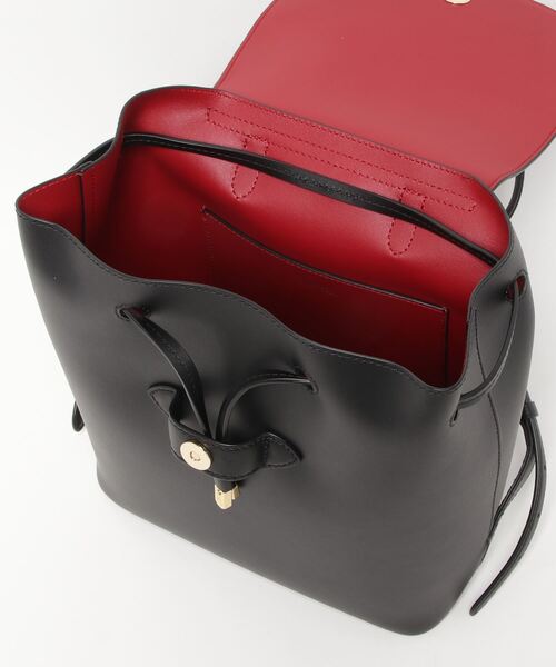 Lauren ローレン レザー Ralph レザー ラルフローレン のファッション Ralph ドローストリング バッグ バックパック バックパック リュック Lauren