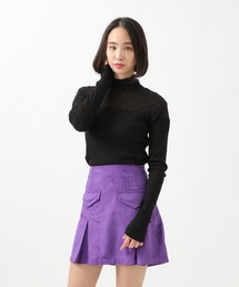 ROCKET x LUNCH | ROCKET×LUNCH／シアー切り替えタートルネックＴ　2928998(Tシャツ/カットソー)