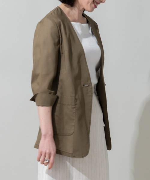 EUCLAID（エウクレイド）の「シアーノーカラージャケット