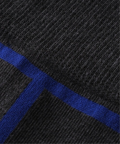 CHICSTOCKS（シックストックス）の「【CHICSTOCKS / シックストックス】LINE SOCKS（ソックス/靴下・メンズ・チャコールグレー/ライトグレー/ナチュラル/オレンジ/ダークブルー/ブラック・FREE）」の8枚目の写真