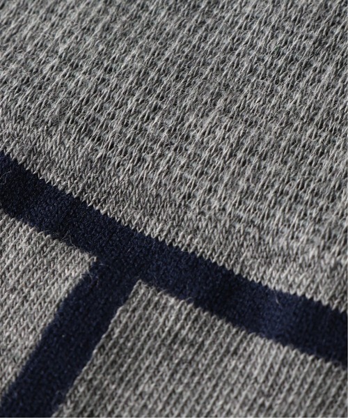 CHICSTOCKS（シックストックス）の「【CHICSTOCKS / シックストックス】LINE SOCKS（ソックス/靴下・メンズ・チャコールグレー/ライトグレー/ナチュラル/オレンジ/ダークブルー/ブラック・FREE）」の9枚目の写真