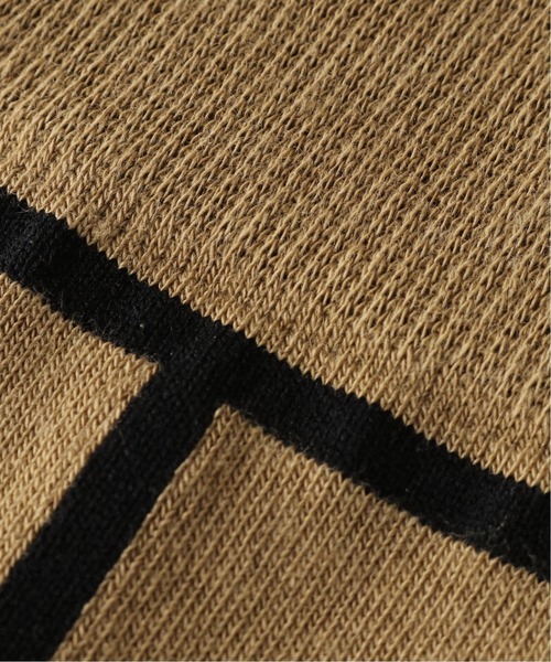 CHICSTOCKS（シックストックス）の「【CHICSTOCKS / シックストックス】LINE SOCKS（ソックス/靴下・メンズ・チャコールグレー/ライトグレー/ナチュラル/オレンジ/ダークブルー/ブラック・FREE）」の10枚目の写真