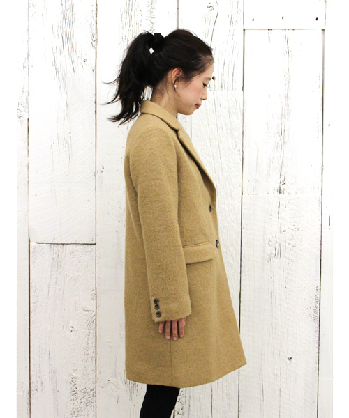 Chico（チコ）の「ロングチェスターコート（チェスターコート・レディース・グレー/ベージュ/ネイビー・FREE）」の8枚目の写真