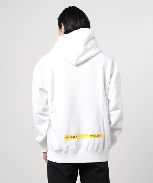 APPLEBUM（アップルバム）の「"CLAN" Sweat Parka（パーカー・メンズ・ホワイト・MEDIUM/LARGE/X-LARGE/SMALL）」の3枚目の写真