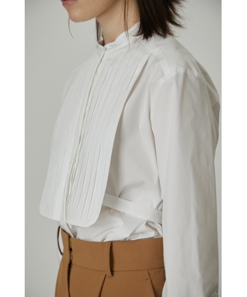 RIM.ARK Pin tuck apron SH ライトブルー RIM.ARK（リムアーク）の「Pin tuck apron SH（シャツ/ブラウス