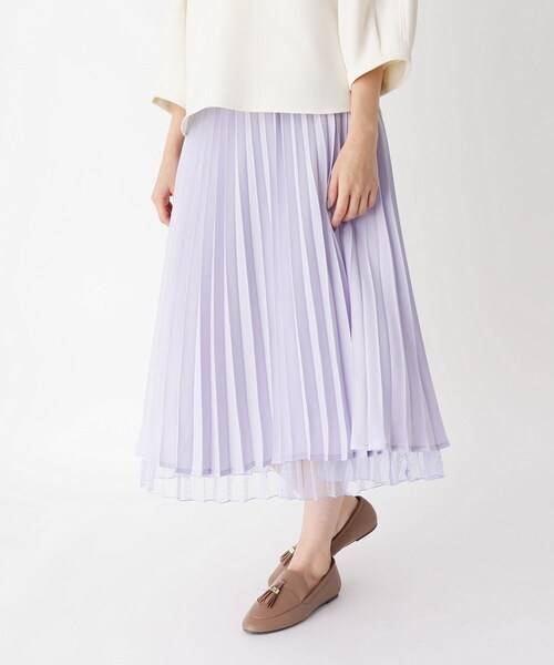 セール リバーシブルプリーツレースチュールスカート スカート Its Demo イッツデモ のファッション通販 Zozotown