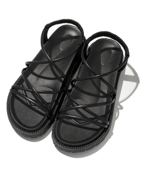 SPINNS（スピンズ）の「細紐スポーツサンダル（サンダル・レディース・ブラック/ベージュ・M/L/S）」の13枚目の写真