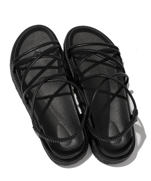 SPINNS（スピンズ）の「細紐スポーツサンダル（サンダル・レディース・ブラック/ベージュ・M/L/S）」の14枚目の写真