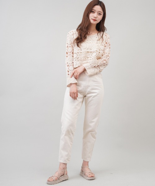 SPINNS（スピンズ）の「細紐スポーツサンダル（サンダル・レディース・ブラック/ベージュ・M/L/S）」の4枚目の写真