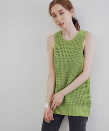 MAISON CHANTOISE | 【MAISON CHANTOISE】ワイドメッシュニットタンクトップ(ニット/セーター)