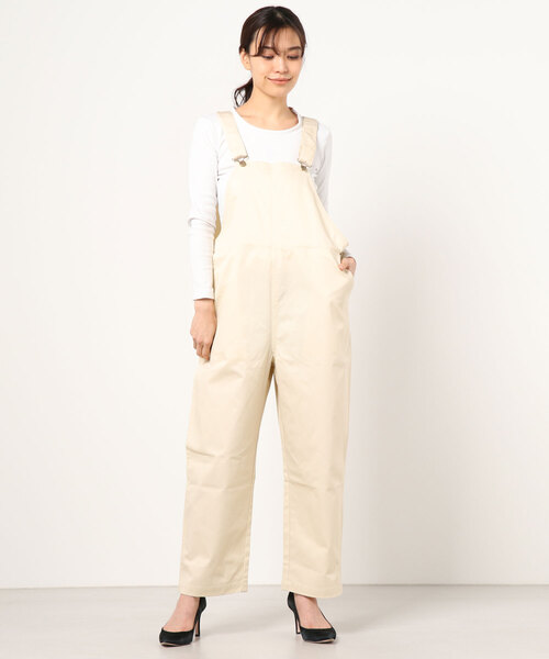 make a ray!（メイク ア レイ！）の「ルーズシルエット オーバーオール/サロペット（サロペット/オーバーオール・レディース・ブラック/カーキ/キナリ・S/M/L）」の8枚目の写真