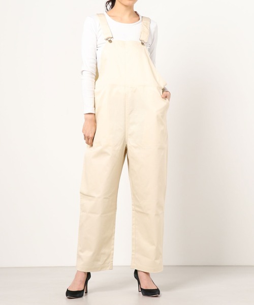 make a ray!（メイク ア レイ！）の「ルーズシルエット オーバーオール/サロペット（サロペット/オーバーオール・レディース・ブラック/カーキ/キナリ・S/M/L）」の9枚目の写真