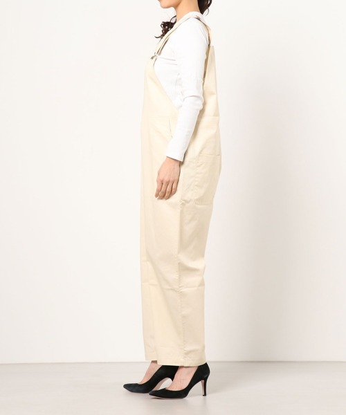 make a ray!（メイク ア レイ！）の「ルーズシルエット オーバーオール/サロペット（サロペット/オーバーオール・レディース・ブラック/カーキ/キナリ・S/M/L）」の12枚目の写真