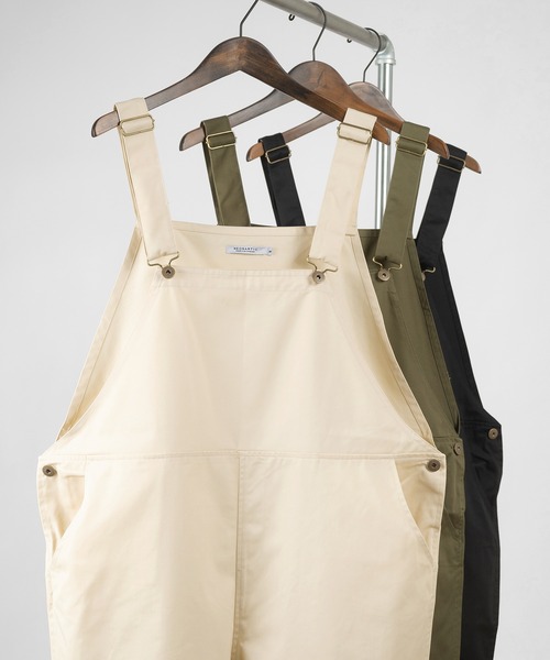 make a ray!（メイク ア レイ！）の「ルーズシルエット オーバーオール/サロペット（サロペット/オーバーオール・レディース・ブラック/カーキ/キナリ・S/M/L）」の22枚目の写真