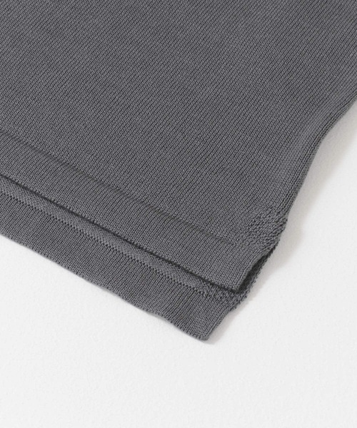 URBAN RESEARCH（アーバンリサーチ）の「ハンドウォッシャブルニットTシャツ（ニット/セーター・メンズ・ブラウン系その他/ベージュ系その他/チャコールグレー・MEDIUM/LARGE）」の12枚目の写真
