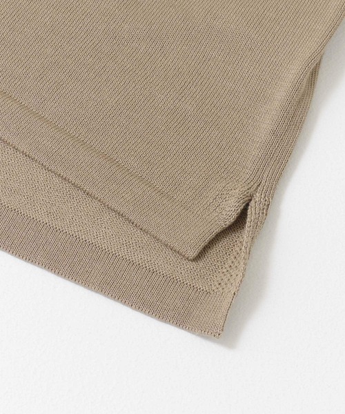 URBAN RESEARCH（アーバンリサーチ）の「ハンドウォッシャブルニットTシャツ（ニット/セーター・メンズ・ブラウン系その他/ベージュ系その他/チャコールグレー・MEDIUM/LARGE）」の6枚目の写真