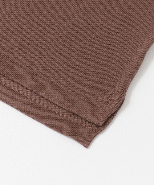 URBAN RESEARCH（アーバンリサーチ）の「ハンドウォッシャブルニットTシャツ（ニット/セーター・メンズ・ブラウン系その他/ベージュ系その他/チャコールグレー・MEDIUM/LARGE）」の18枚目の写真