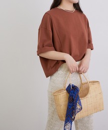 MADEMOISELLE ROPE' | オーバーサイズクロップドTシャツ(Tシャツ/カットソー)