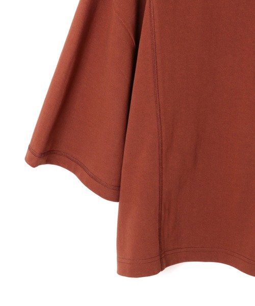 MADEMOISELLE ROPE'（マドモアゼル ロペ）の「【秋まで使える】オーバーサイズTシャツ（Tシャツ/カットソー・レディース・レンガ/グレー/オフホワイト・38）」の9枚目の写真
