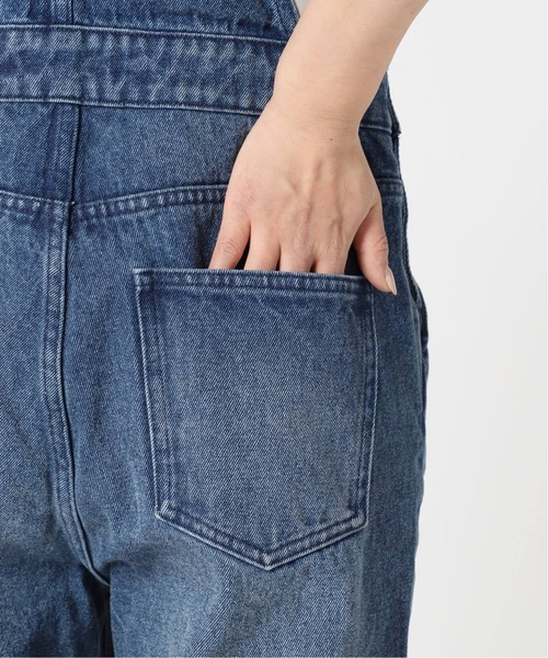 Simplicite（サンプリシテ）の「オーバーオール デニムパンツ◆（サロペット/オーバーオール・レディース・ブルー/ブラック/ホワイト・FREE）」の11枚目の写真