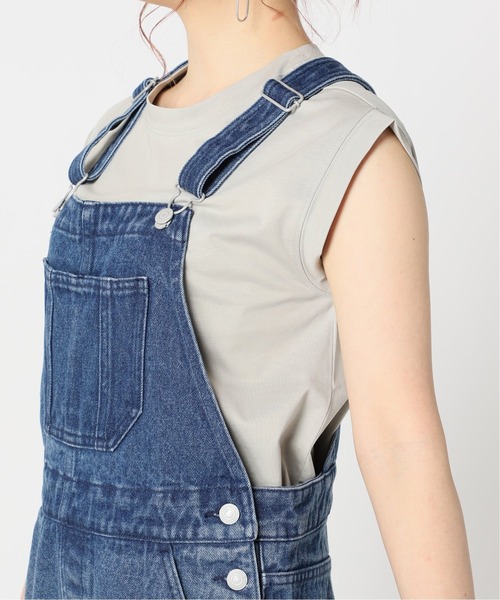 Simplicite（サンプリシテ）の「オーバーオール デニムパンツ◆（サロペット/オーバーオール・レディース・ブルー/ブラック/ホワイト・FREE）」の20枚目の写真