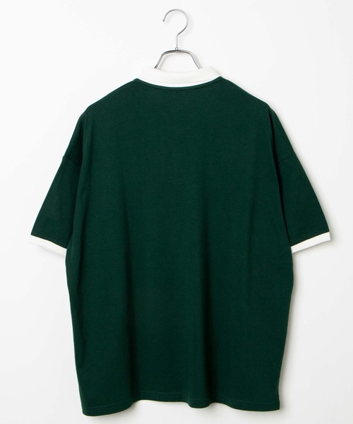 WEGO(ウィゴー)の「WEGO/ワンポイント刺繍ポロシャツ(ポロシャツ・レディース・ダークグリーン/ベージュ/ブルー系その他5/イエロー系その他6・FREE)」の5枚目の写真