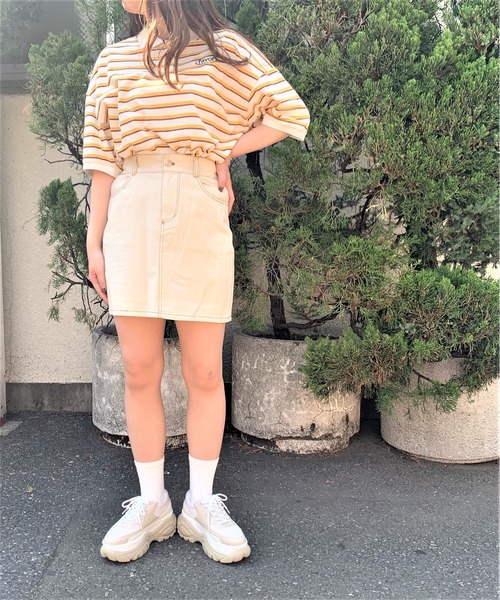 WEGO(ウィゴー)の「WEGO/ワンポイント刺繍ポロシャツ(ポロシャツ・レディース・ダークグリーン/ベージュ/ブルー系その他5/イエロー系その他6・FREE)」の20枚目の写真