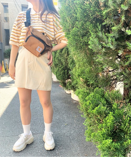 WEGO(ウィゴー)の「WEGO/ワンポイント刺繍ポロシャツ(ポロシャツ・レディース・ダークグリーン/ベージュ/ブルー系その他5/イエロー系その他6・FREE)」の22枚目の写真