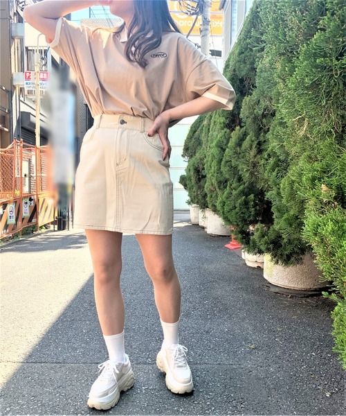 WEGO(ウィゴー)の「WEGO/ワンポイント刺繍ポロシャツ(ポロシャツ・レディース・ダークグリーン/ベージュ/ブルー系その他5/イエロー系その他6・FREE)」の13枚目の写真