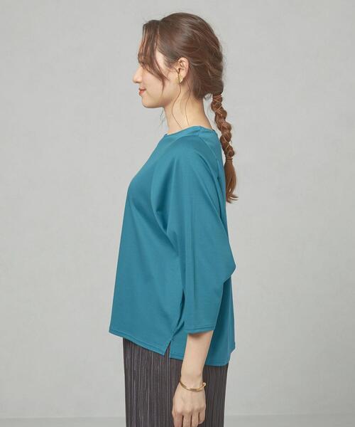 closet story（クローゼットストーリー）の「＜closet story＞CSC ドルマンスリーブ TEE カットソー（Tシャツ/カットソー・レディース・ブラック/オフホワイト/ケリー・FREE）」の10枚目の写真