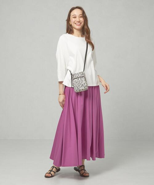 closet story（クローゼットストーリー）の「＜closet story＞CSC ドルマンスリーブ TEE カットソー（Tシャツ/カットソー・レディース・ブラック/オフホワイト/ケリー・FREE）」の7枚目の写真