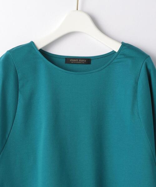 closet story（クローゼットストーリー）の「＜closet story＞CSC ドルマンスリーブ TEE カットソー（Tシャツ/カットソー・レディース・ブラック/オフホワイト/ケリー・FREE）」の11枚目の写真