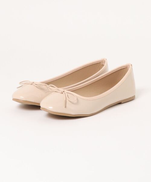 DONOBAN（ドノバン）の「エナメルバレエシューズ（バレエシューズ・レディース・ブラック/ベージュ/レッド/ナチュラル/ブルー系その他・M/L）」の3枚目の写真