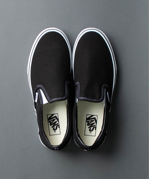 VANS（バンズ）の「【 VANS / ヴァンズ 】 < 限定展開 > CLASSIC SLIP-ON / クラシックスリッポン VN000EYEBLK USA企画（スリッポン・メンズ・ブラック・6/8/10/9/7/7h/8h/9h/6h/5h）」の12枚目の写真