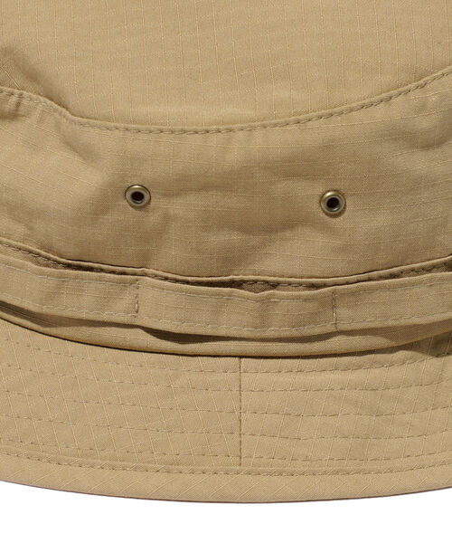BEAMS PLUS（ビームスプラス）の「BEAMS PLUS / ナイロン ジャングルハット（ハット・メンズ・ベージュ/ネイビー/オリーブ・ONE SIZE）」の12枚目の写真