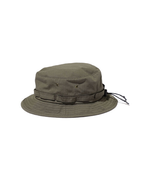 BEAMS PLUS（ビームスプラス）の「BEAMS PLUS / ナイロン ジャングルハット（ハット・メンズ・ベージュ/ネイビー/オリーブ・ONE SIZE）」の19枚目の写真