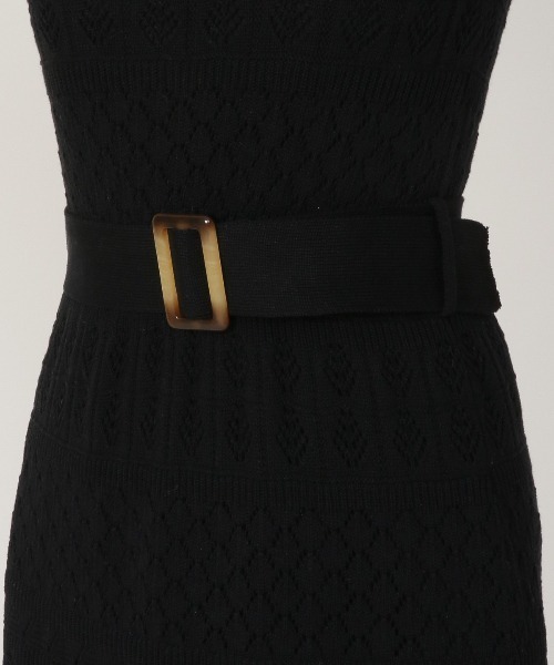 REDYAZEL(レディアゼル)の「透かし編みロングワンピース(ワンピース・レディース・ベージュ/ミント/ブラック・FREE)」の22枚目の写真