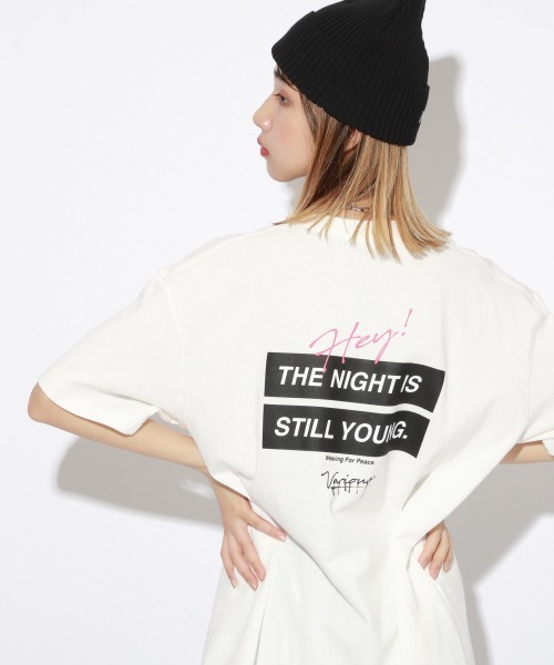 PBLIM（ページボーイリム）の「【PAGEBOYLIM】VTAボックスロゴT（Tシャツ/カットソー・レディース・ブラック/オフホワイト・MEDIUM/LARGE）」の2枚目の写真