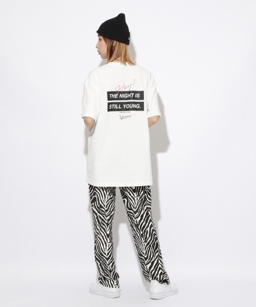 PBLIM（ページボーイリム）の「【PAGEBOYLIM】VTAボックスロゴT（Tシャツ/カットソー・レディース・ブラック/オフホワイト・MEDIUM/LARGE）」の8枚目の写真