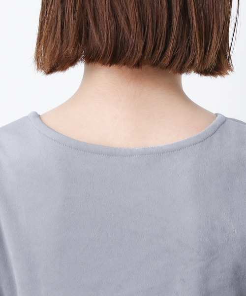A part by(アパートバイ)の「サマーベロアパフPO 952597(Tシャツ/カットソー・レディース・ライトブルー/ベージュ・FREE)」の22枚目の写真