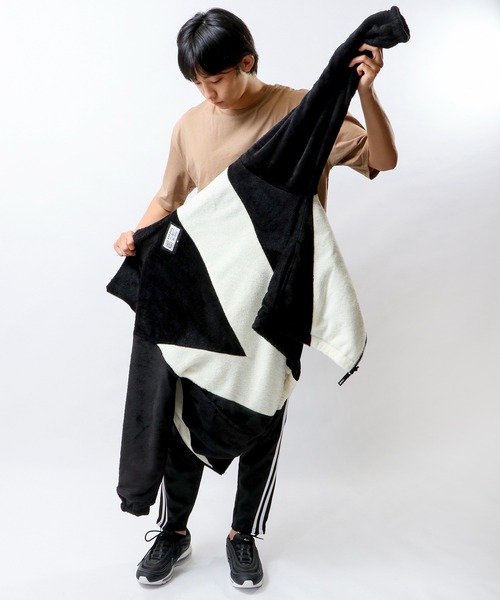 VISION STREET WEAR（ヴィジョンストリートウェア）の「VISION STREET WEAR エコファー2wayリバーシブルブルゾン（ブルゾン・メンズ・オフホワイト/ブラック/ライトグリーン・L/M/LL）」の10枚目の写真