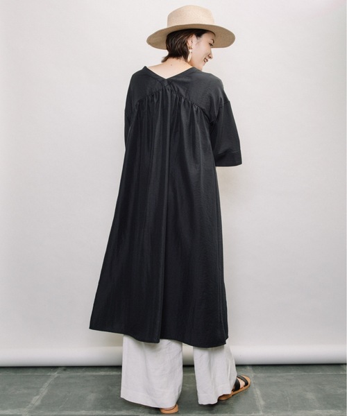【新品未使用】ELVENCEDEUX ワンピース　エルベンスドゥ　ヴィンテージ セール】キリュウゾメ3WAYOP（ワンピース）｜ELVENCE DEUX